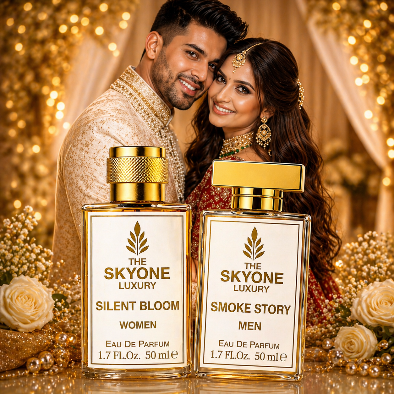 Smoke Story + Silent Bloom – Couple Edition (2 × 50 ml EDP)
